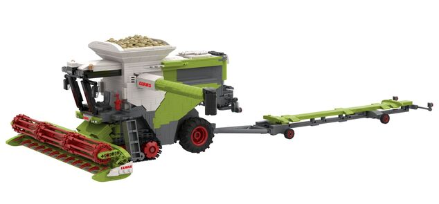 BRIXIES Plus 222.734 CLAAS LEXION 8900 TERRA TRAC - kombajn s prívesom, 1498 k