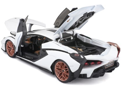 Bburago 1:18 TOP Lamborghini Sián FKP 37 White/Black