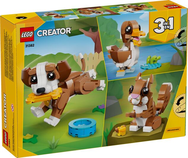 LEGO® Creator 3 v 1 31382 Roztomilé zvieratká: Hravé šteniatko