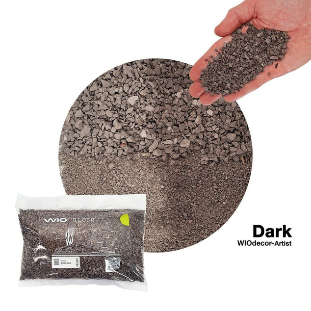 Wio Artist Dark Fine Aquariensubstrat 2 kg