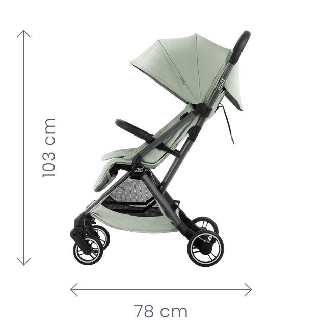 Set Kočík FLYLITE + cestovná taška zadarmo, Teak