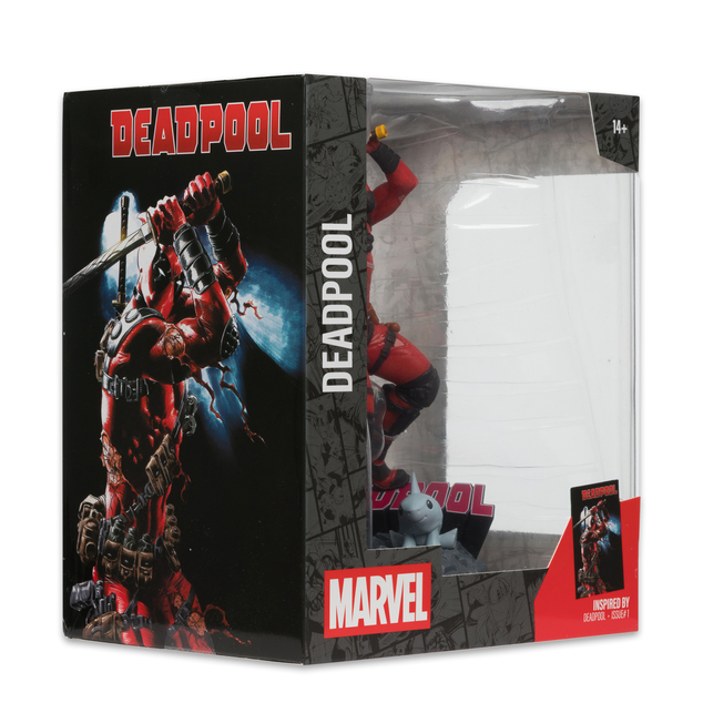 McFarlane Toys Marvel Deadpool 1:10th Scale Collectible with Scene (Deadpool #1)