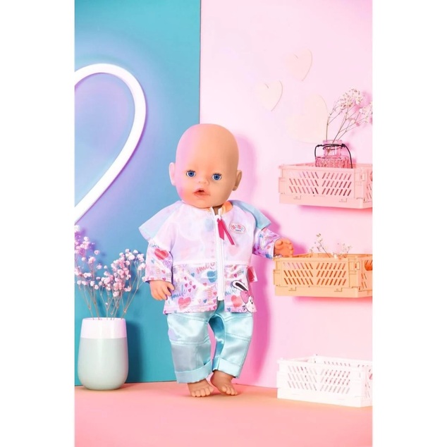 BABY born Oblečenie na voľný čas zelenomodré, 43 cm