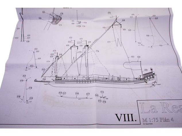 Dušok La Real Galeere 1571 1:72 kit