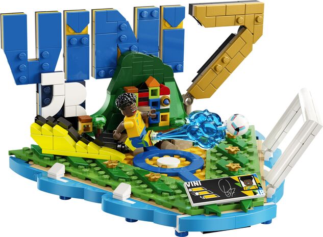 LEGO® Editions 43027 Vini Jr. – Hviezdne momenty futbalu
