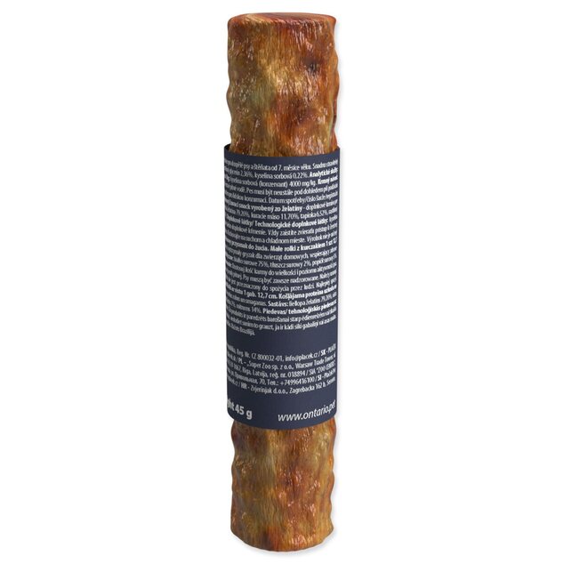 Pochúťka Ontario Protein kura, žuvacia rolka malá 12,7cm, Medium