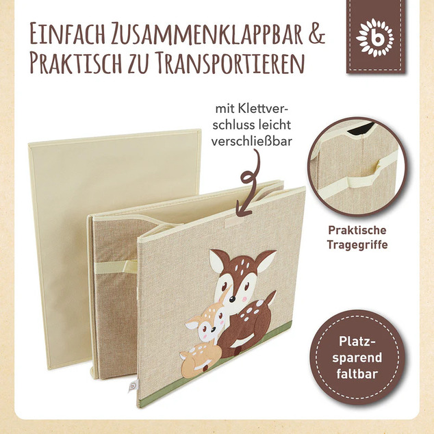 Bieco - Úložný box s vekom - srnky