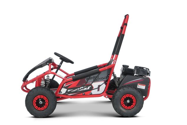 Benzínová bugina pre deti Beneo Motors BUGGY RSX červená - 98cm3
