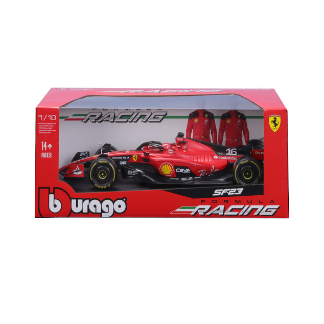 Bburago 1:18 Formel F1 Ferrari Scuderia SF-24(2024) Nr.55 Carlos Sainz - mit Fahrer