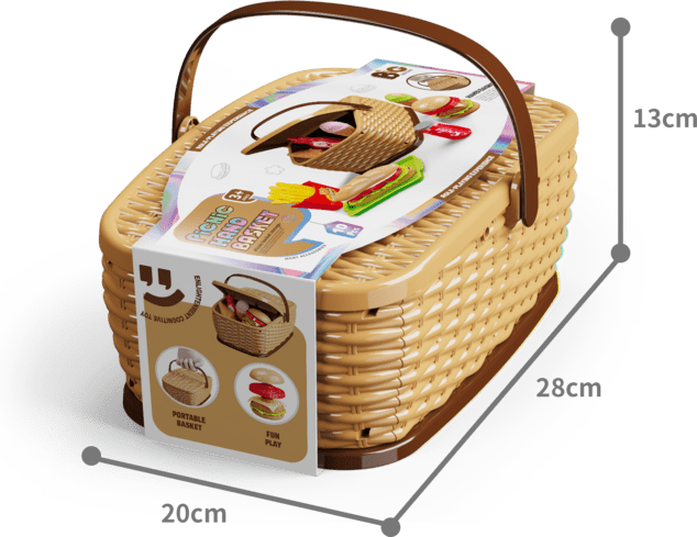 Detský piknikový košík - Burger set