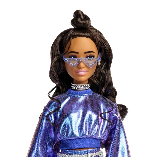 Barbie Deluxe modelka - modrý top