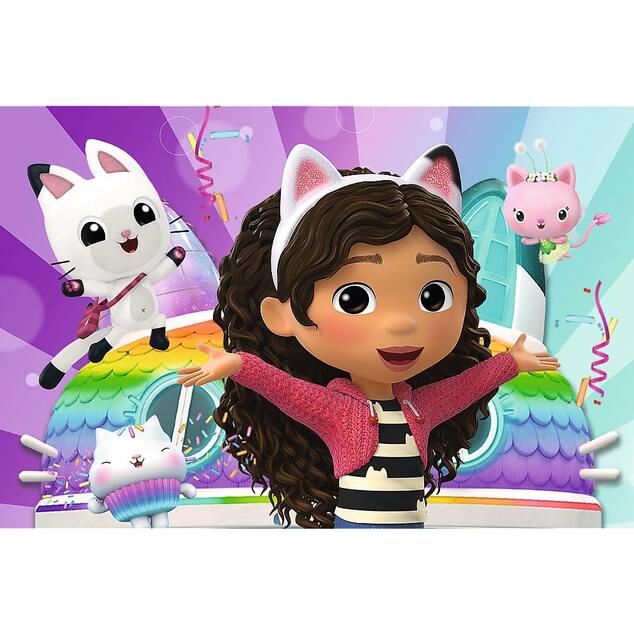 Trefl Puzzle 54 Mini - S Gabby je vždy zábava / Universal Gabby's Dollhouse
