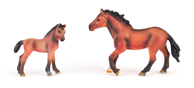 Faunica Sada koní s lipicánem 8 figurek