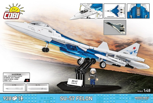Cobi SU-57 Felon, 1:48, 928 k, 1 f