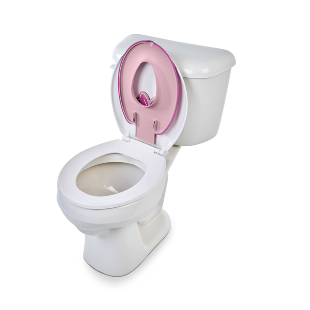 Bright Starts Redukcia na WC nalepovacia Flip &amp; Sit™ MINNIE MOUSE™ 18m+, do 23kg