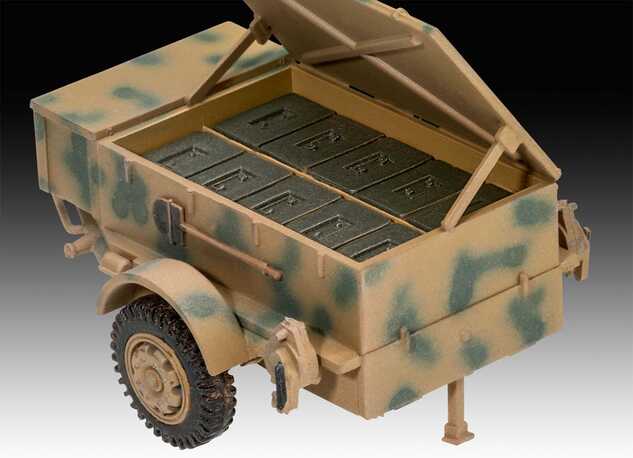 ModelSet militare 63293 - sWS con Flak43 e Sd.Ah58 Rimorchio Munizioni (1:72)
