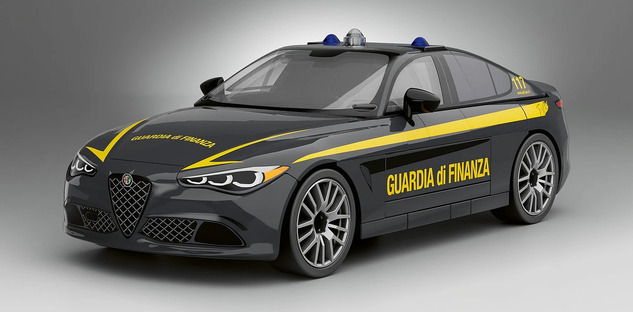 Cobi 24657 Alfa Romeo Giulia Quadrifoglio Guarda di Finanza, 1:35, 97 k