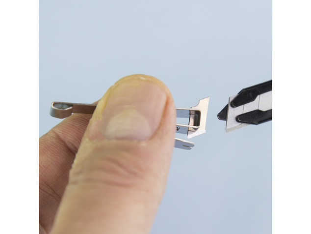 Modelcraft zalamovací nôž úzky s 10 čepeľami 9 x 0.3 mm