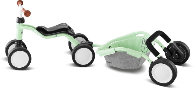 PUKY Odrážadlo WUTSCH TRAILY BUNDLE, pastell green