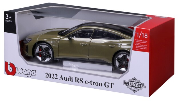 Bburago 1:18 Plus - 2022 Audi RS e-tron GT - Tactical Green