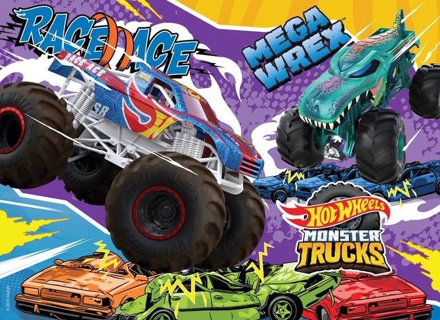 HOT WHEELS Puzzle 35x25cm 48 Teile