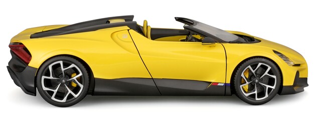 Bburago 1:18 TOP - Bugatti Mistral - Yellow