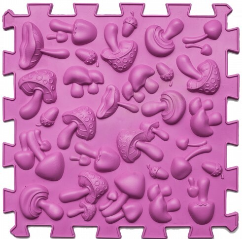 Ortek Masážna ortopedická podložka Puzzle "Mix" 8 prvkov