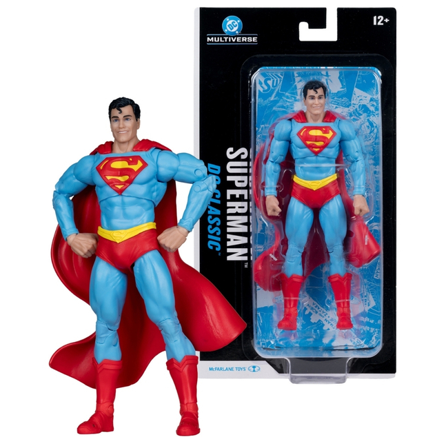 Akcijska figura DC Multiverse Superman (DC Classic) – 18 cm (McFarlane Toys, pakiranje tipa bl