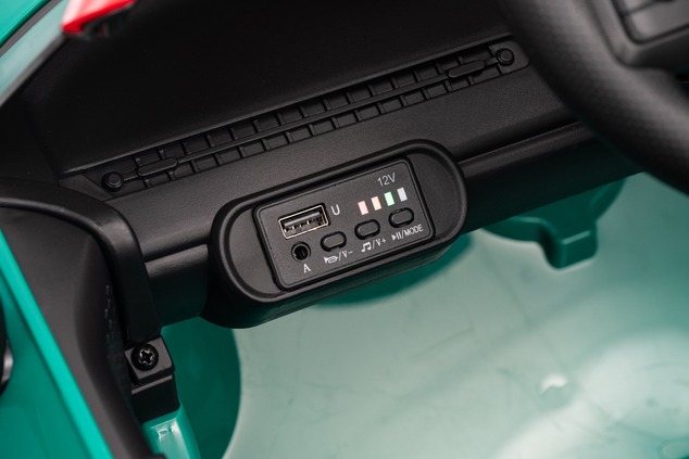 Elektrické autíčko BMW Mini Cooper 12V, zelené, USB Vstup s Bluetooth pripojením na MP3 Pr