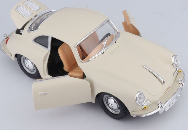 Bburago 1:24 Porsche 356B Coupe (1961) Elfenbein