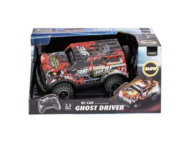 Auto igračka REVELL 24683 - Ghost Driver (crveni)