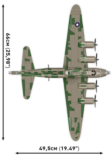 Cobi II WW Boeing B-17F Flying Fortress, 1:48, 1371 k, 2 f EXECUTIVE EDITION