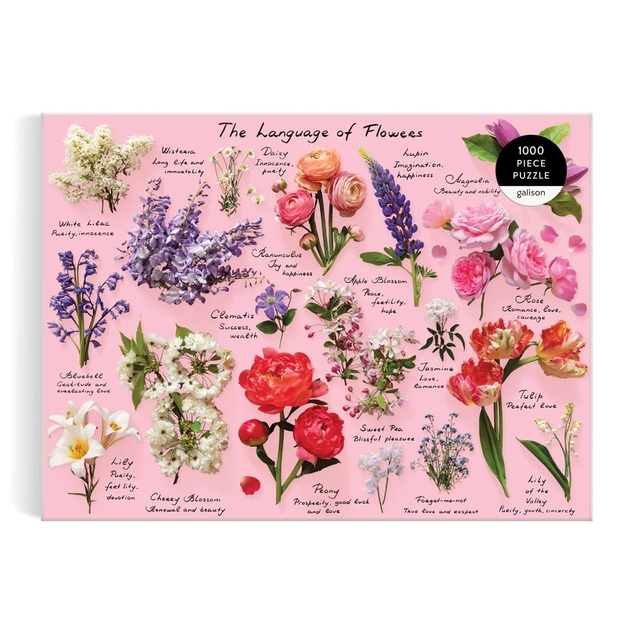 Galison Puzzle Limba florilor 1000 de piese