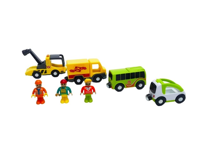 2Kids Toys Set de vehicule urbane cu figurine