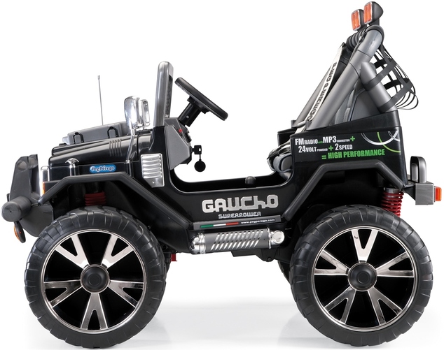 Peg-Pérego Gaucho Superpower 24V - 680W čierna