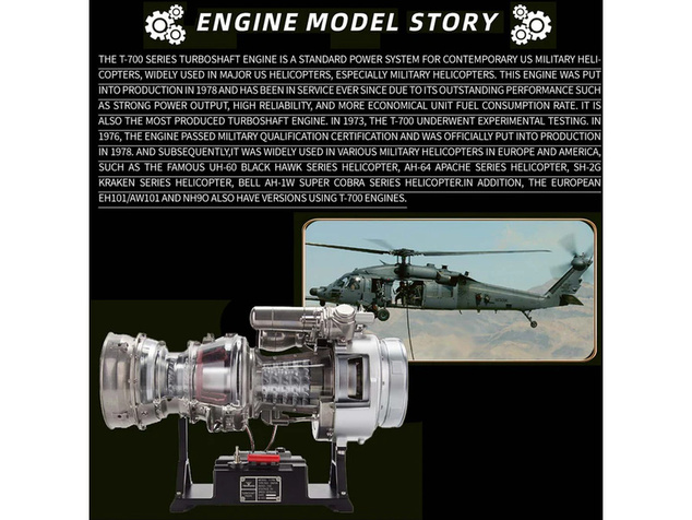 Teching turbohriadeľový motor