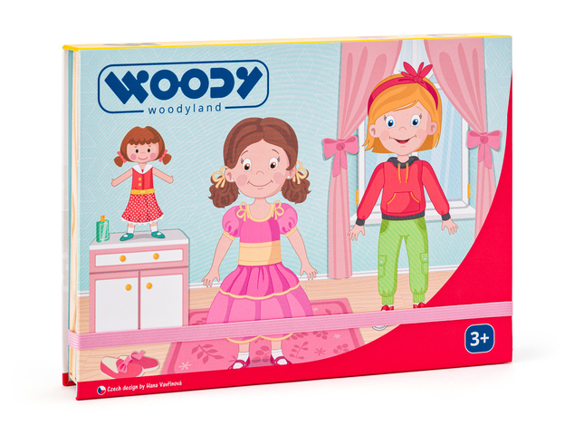 Woody Krabička s magnetickými tvarmi - Módny salón