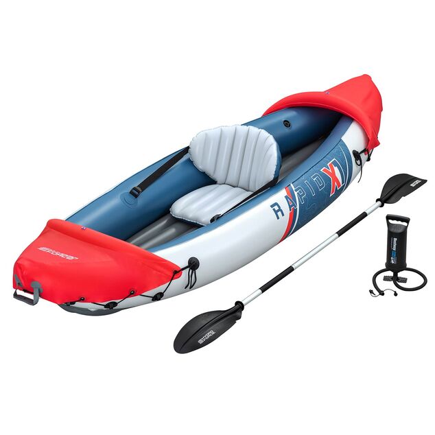 Bestway 65176 Kayak inflable Hydro-Force Rapid X1, 290 x 91 x 42 cm