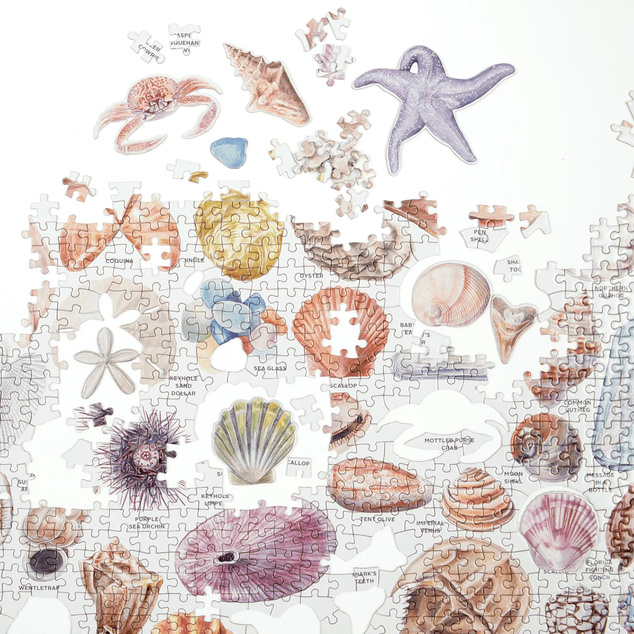 Galison Puzzle Aus dem Handbuch des Strandbummels 1000 Teile