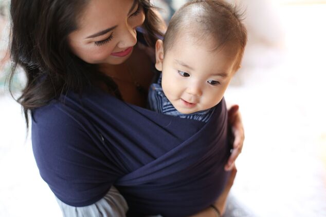 Nosič detí / šatka Boba Wrap - Navy Blue