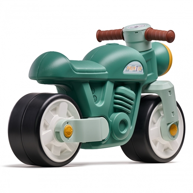 Falk odrážadlo Prem1er Retro zelené - tiché kolesá