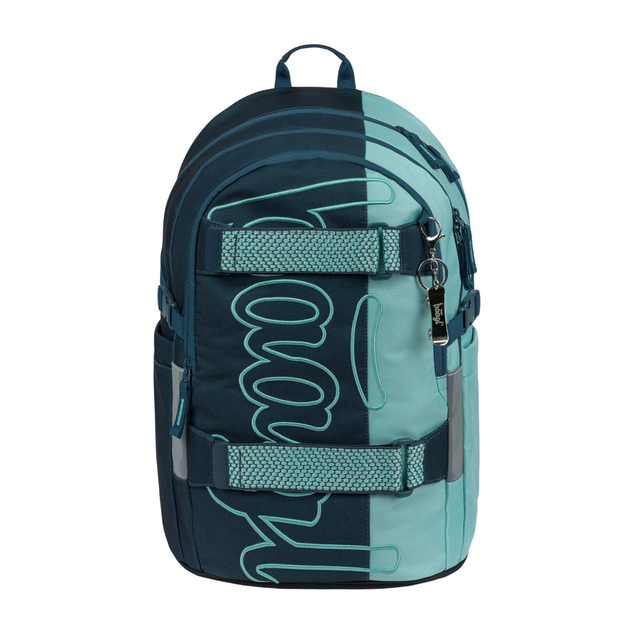 BAAGL SET 5 Skate Petrol: Rucksack, Federmäppchen, Sporttasche, Gürteltasche, Laptop-Hülle GRS
