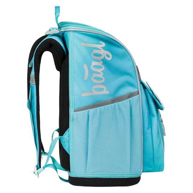 BAAGL SET 5 Zippy Delfin: ghiozdan, penar, sac, sort, portofel