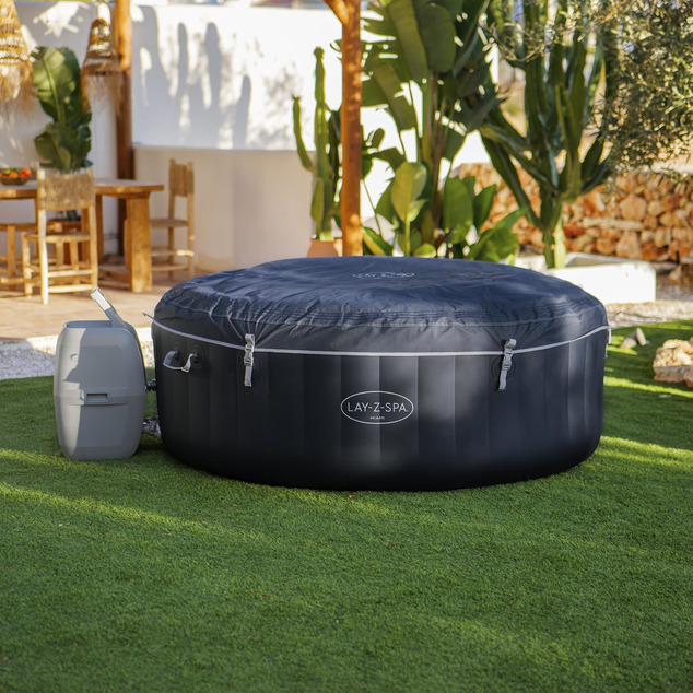 Bestway 6001C Lay-Z-Spa® Miami AirJet™ pezsgőfürdő 4 személyre (Energiatakarékos) 180 x 66 cm