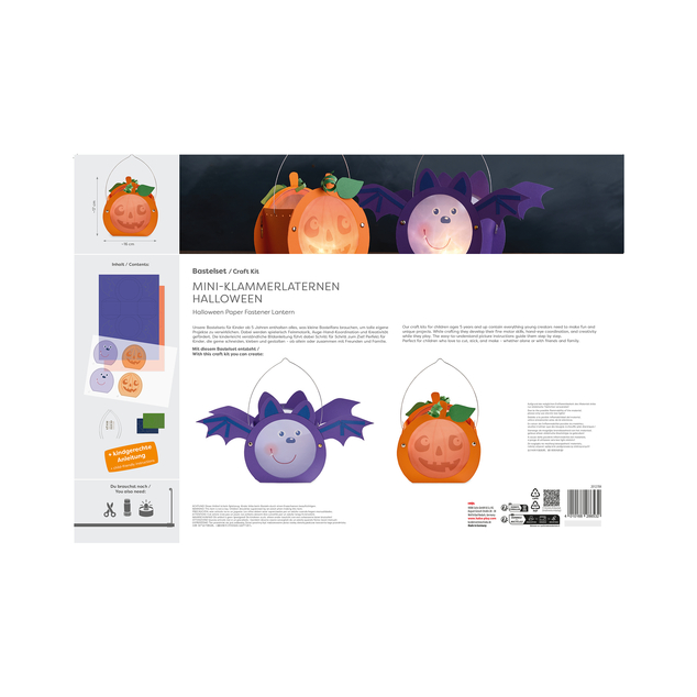 Haba Set creativo Lanterna con clip Halloween