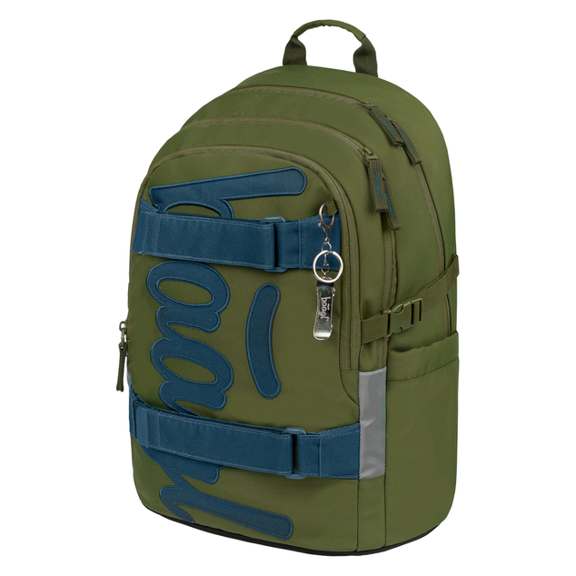 BAAGL Zaino scolastico Skate Olive GRS