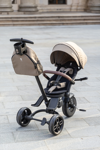 QPLAY Trojkolka Comfo Max Beige, 8 v 1, vek 10-72 mesiacov