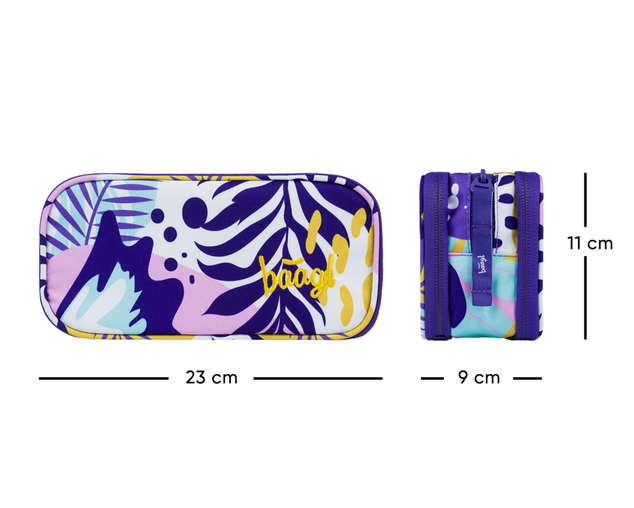 BAAGL Študentský peračník etui Violet