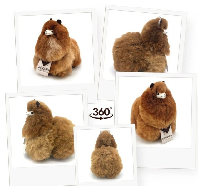 Jucărie de plus Alpaca MEDIUM – CARAMEL