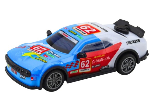 Auto 62 Champion svietiace dymiace RC na diaľkové ovládanie 19 cm